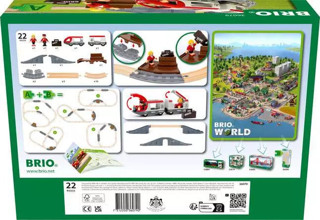 BRIO World Starter Travel Train Set