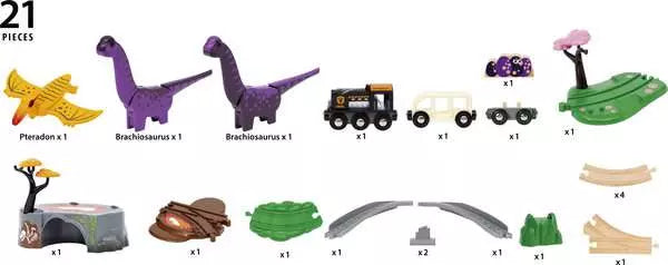 BRIO World Train Set Dinosaur Adventure Set