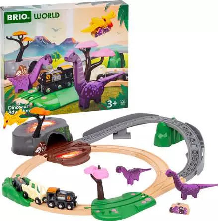 BRIO World Train Set Dinosaur Adventure Set