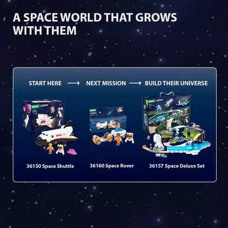 BRIO World Space Shuttle Vehicle Playset