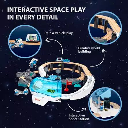 BRIO World Space Station Train Set
