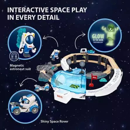BRIO World Space Station Train Set