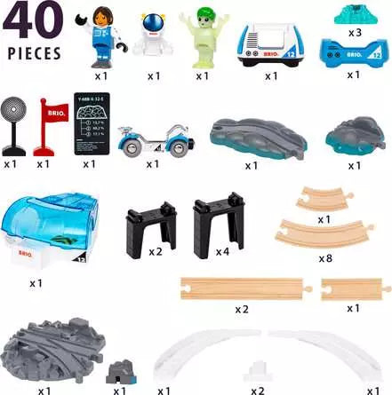 BRIO World Space Station Train Set