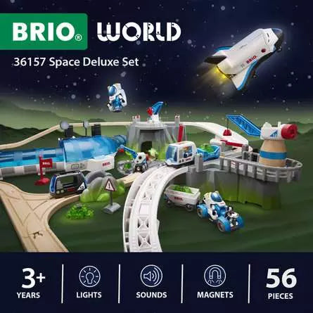 BRIO World Space Deluxe Train Set