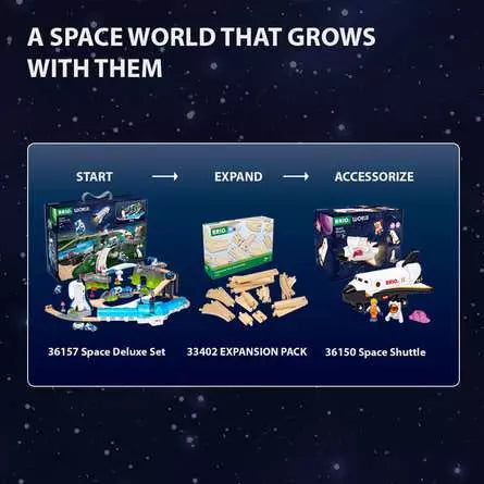 BRIO World Space Deluxe Train Set