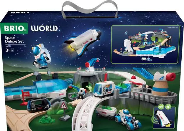 BRIO World Space Deluxe Train Set