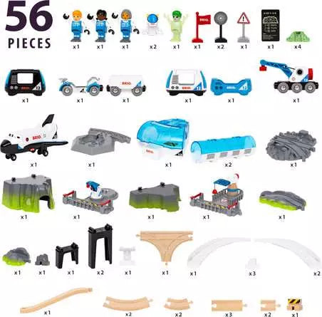 BRIO World Space Deluxe Train Set