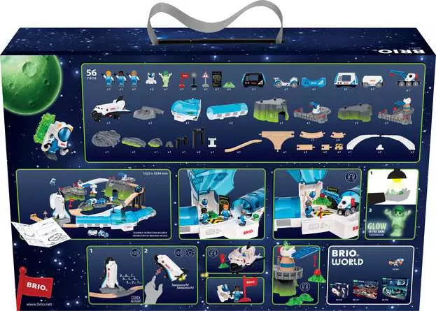 BRIO World Space Deluxe Train Set