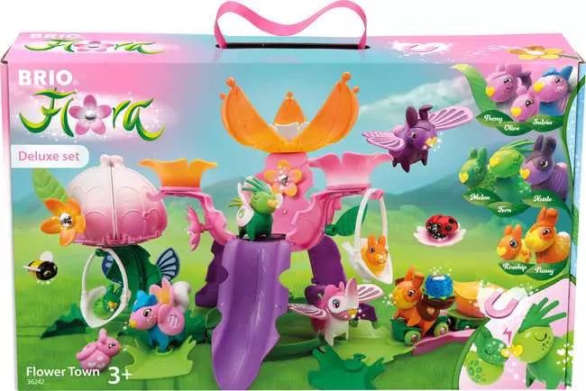 BRIO Flora Flower Town Playset 47 Pieces