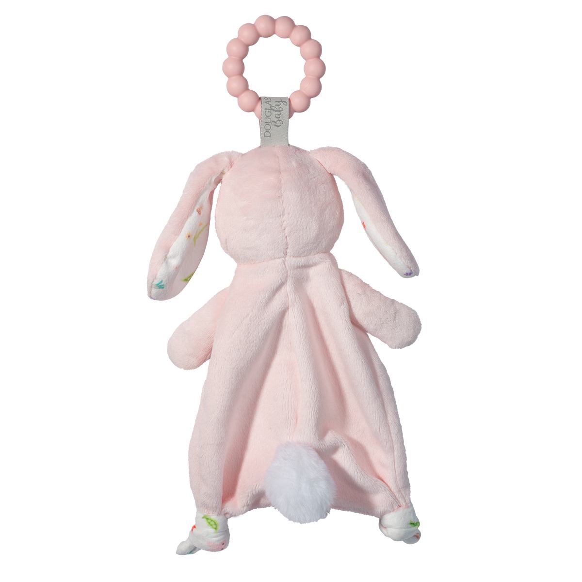 Douglas Parsnip Pink Bunny Silicone Teether for Baby