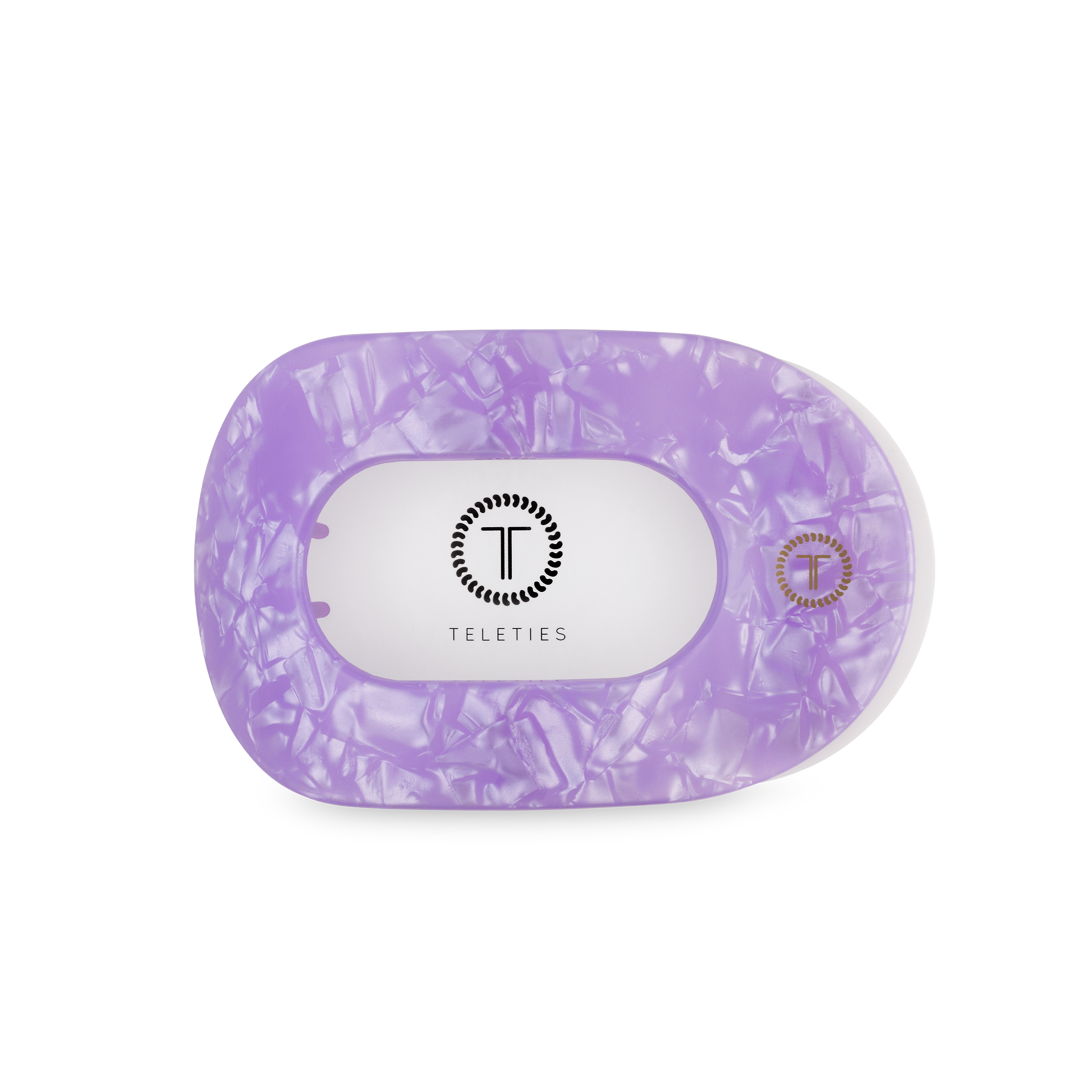 Flat Round Hair Clip | Medium | Lavender Mist