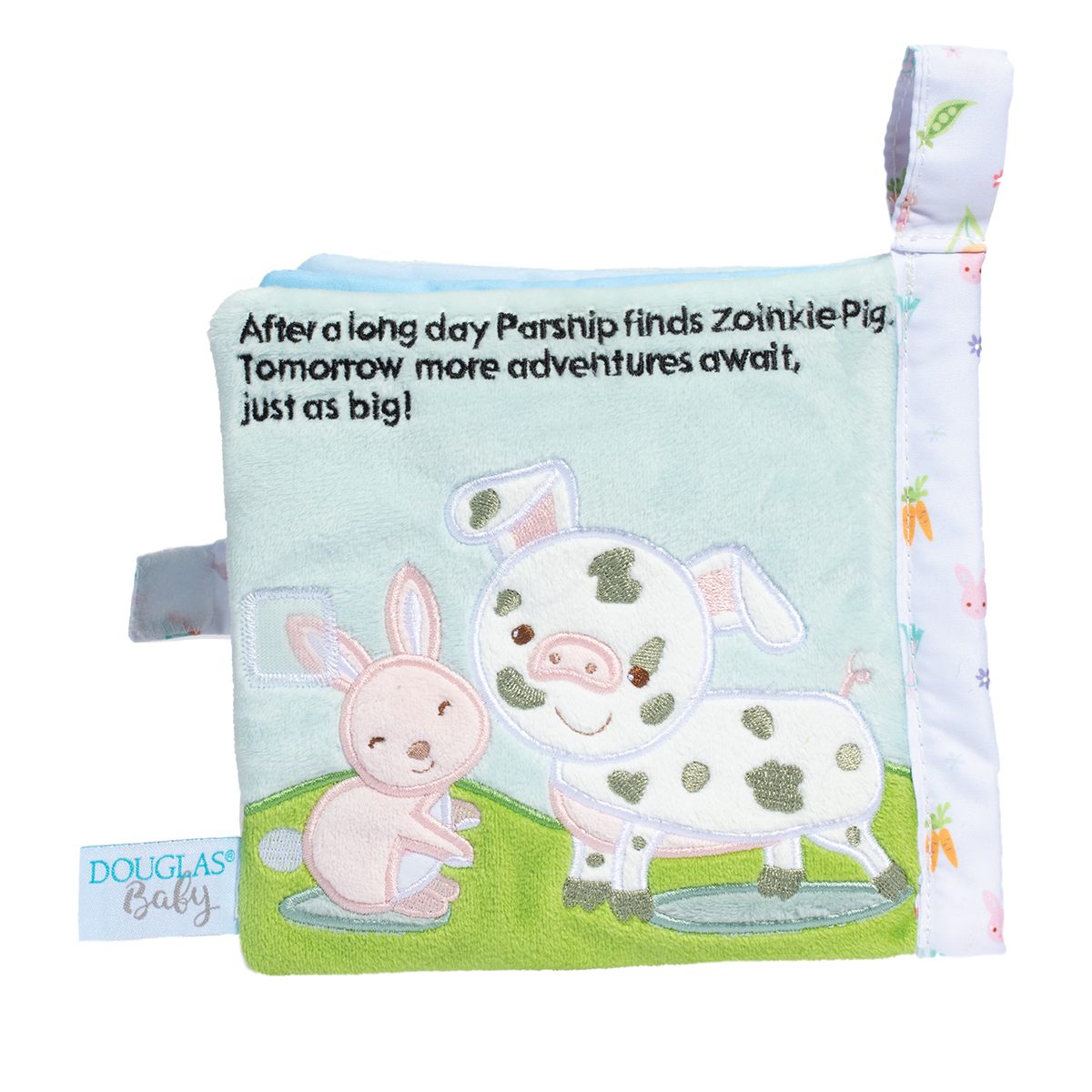 Douglas Parsnip Bunny Soft Activity Book for Infants