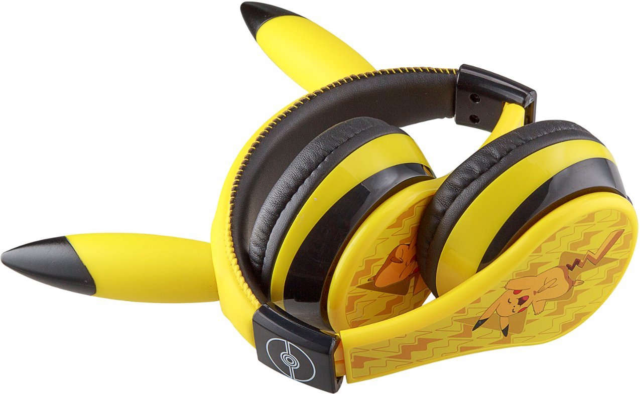 Pokemon Pikachu Bluetooth Headphones - Yellow