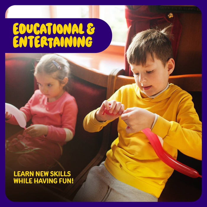 Balloon Animal Twisting Kit for Kids (with pump)
