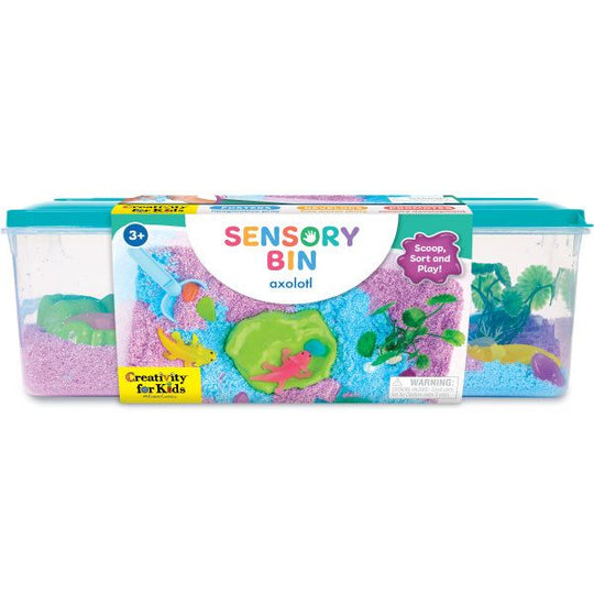 Sensory Bin Axolotl