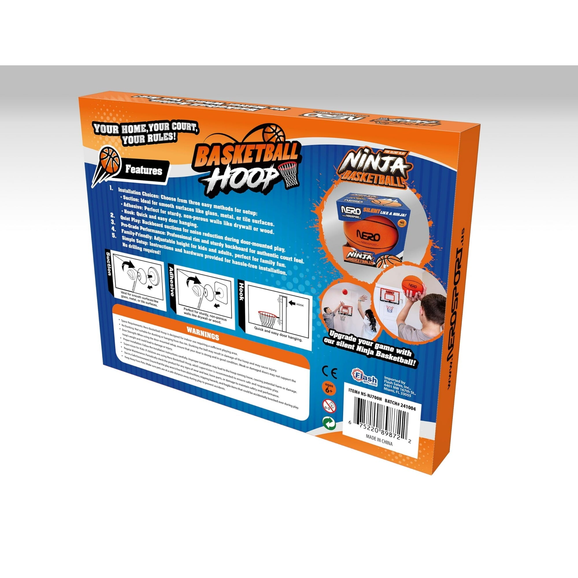 NERO Suction Basketball Hoop