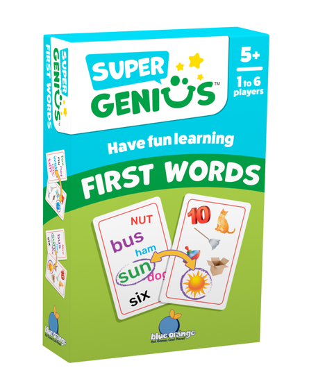 Super Genius First Words : The Clever Card Challenge