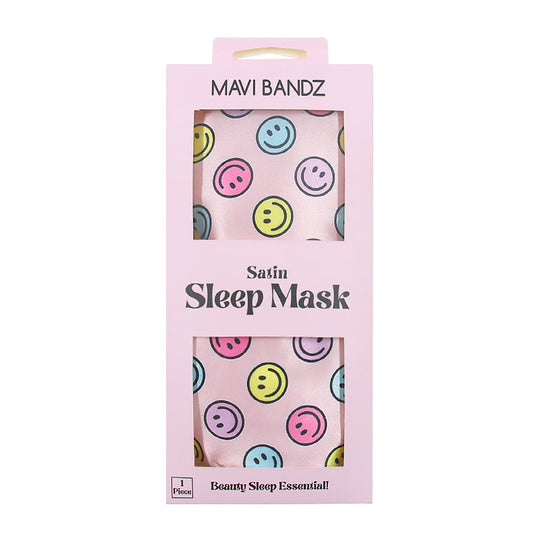 Satin Smiley Sleep Mask