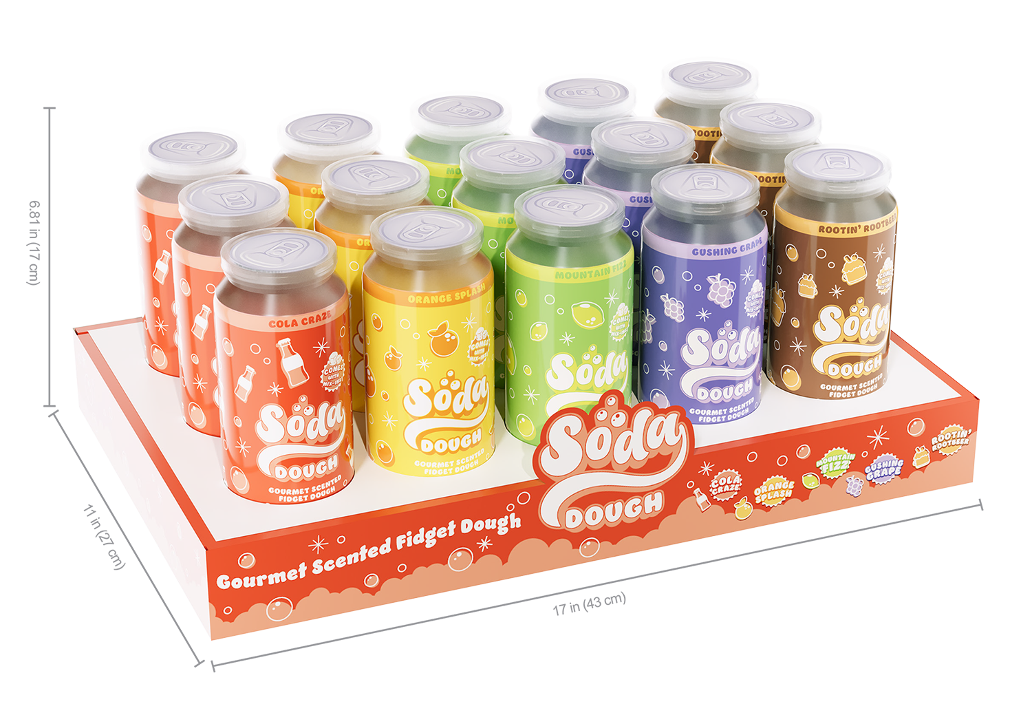 Scentco Soda Dough Scented Fidget Sensory Toy