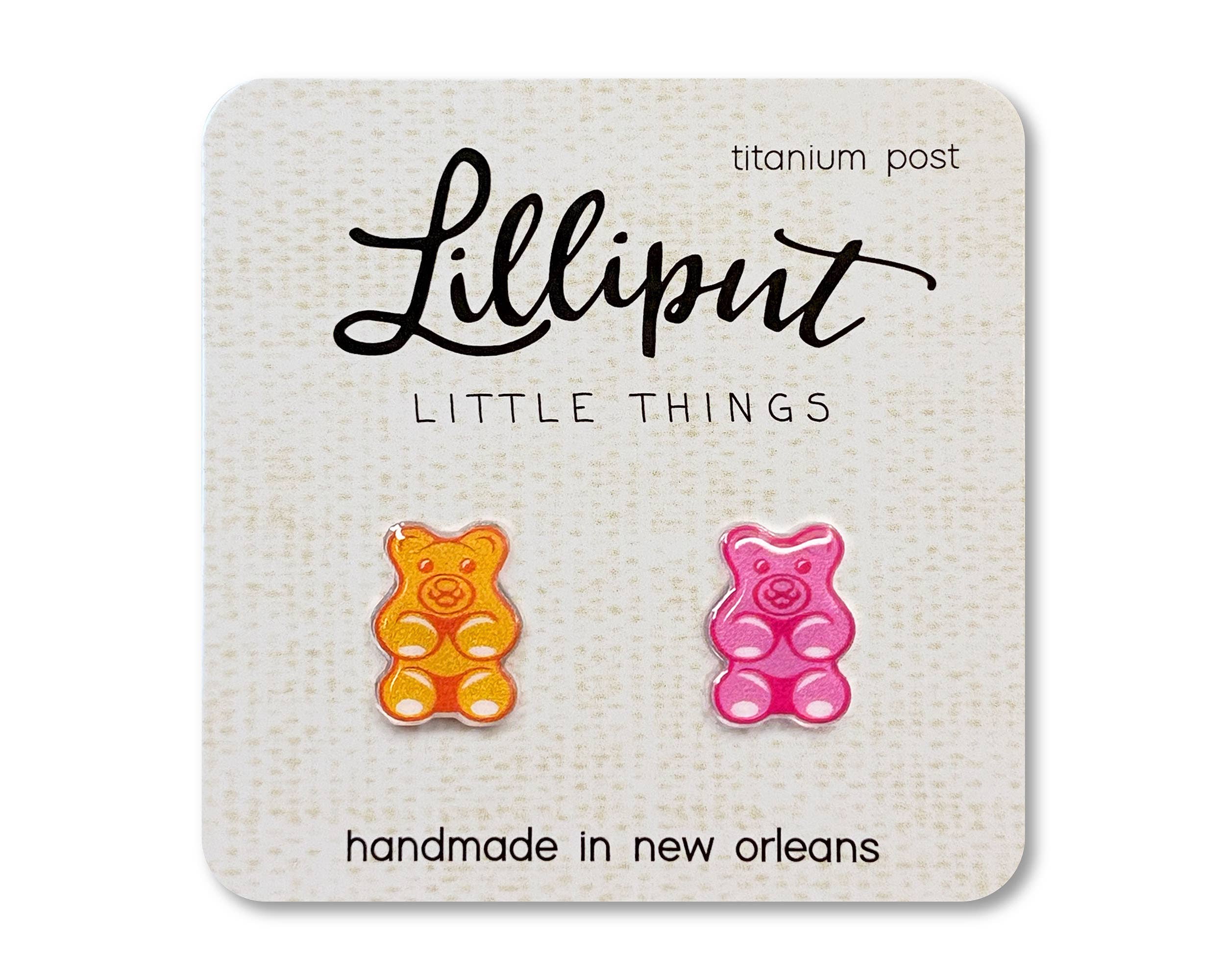 Gummy Bear Earrings // Colorful Fun Earrings