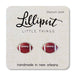 Lilliput Little Things Football Earrings