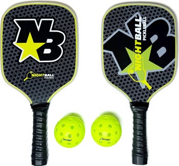 NightBall® Light-Up Pickleball Set