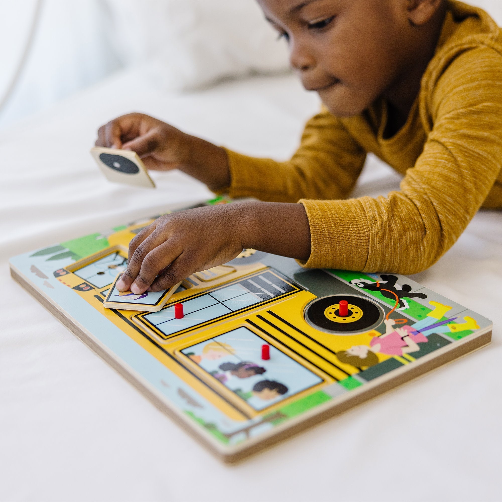 Melissa & Doug The Wheels on the Bus Sound Puzzle 6 Pieces