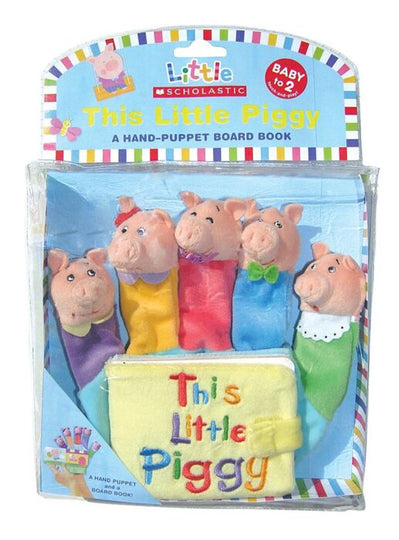 Little Scholastic This Little Piggy Hand Puppet Board Book