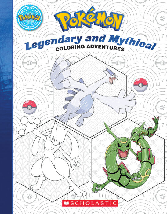 Pokemon: Coloring Adventures Legendary & Mythical Pokemon