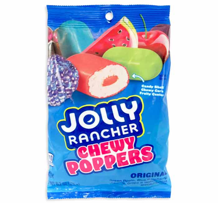 Jolly Rancher Chewy Poppers Peg Bag 6.2oz