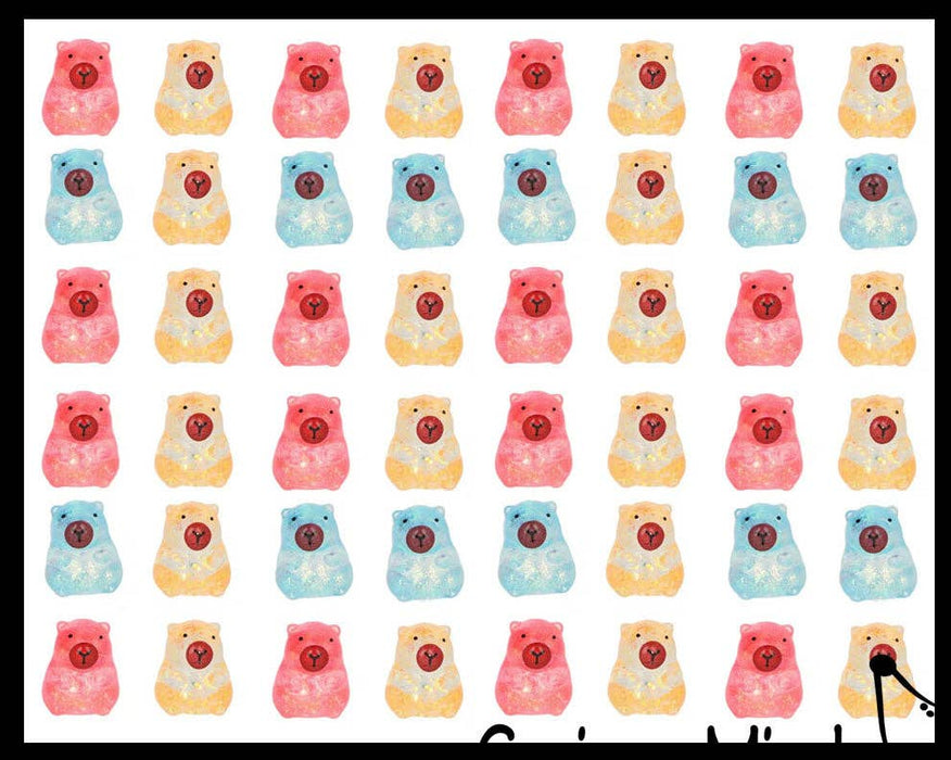 Single Capybara Cute Sugar Ball - Thick Glue/Gel Syrup Molasses