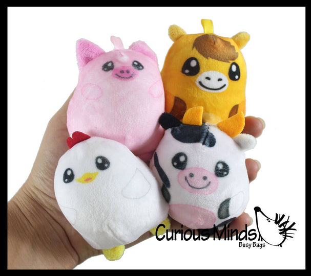 Single Plush Farm Animal Sugar Ball
