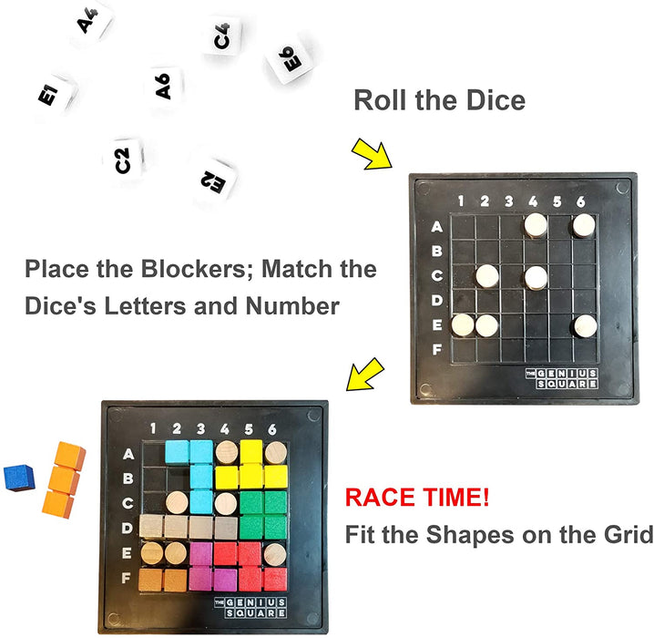 The Genius Square Level 1 Game