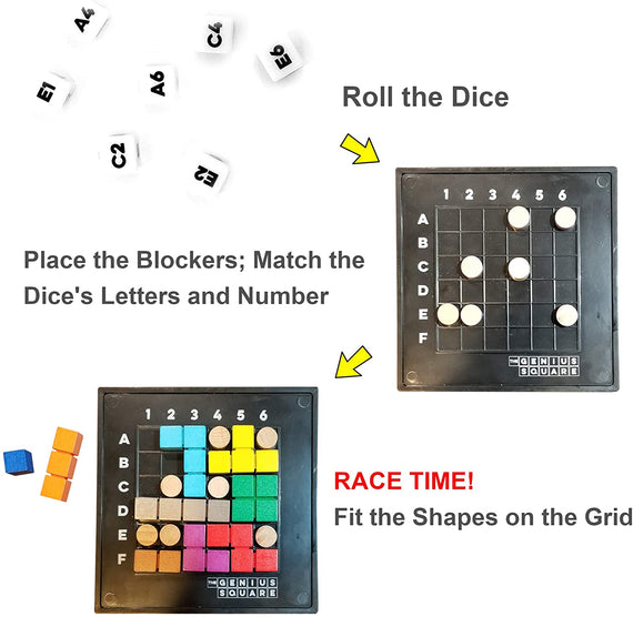 The Genius Square Level 1 Game
