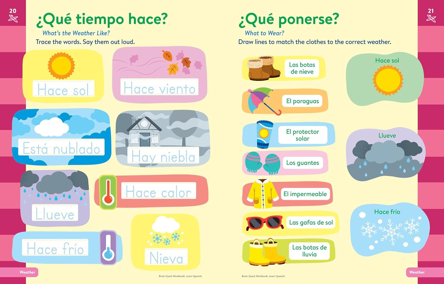 Brain Quest Workbook: Learn Spanish