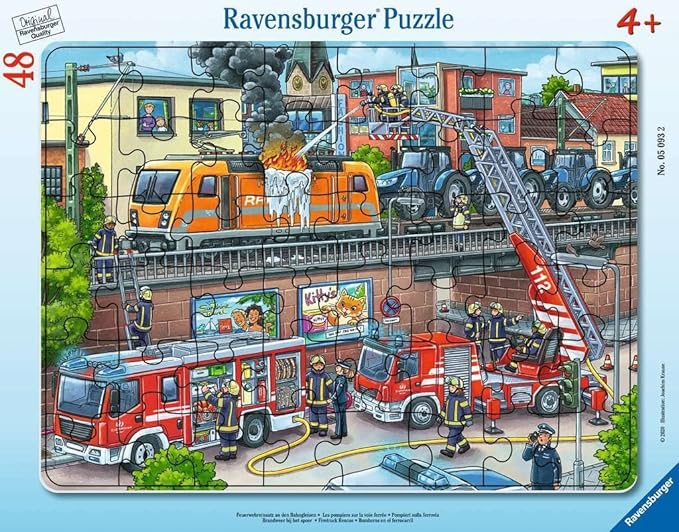 Ravensburger Firetruck Rescue 48 Piece Puzzle