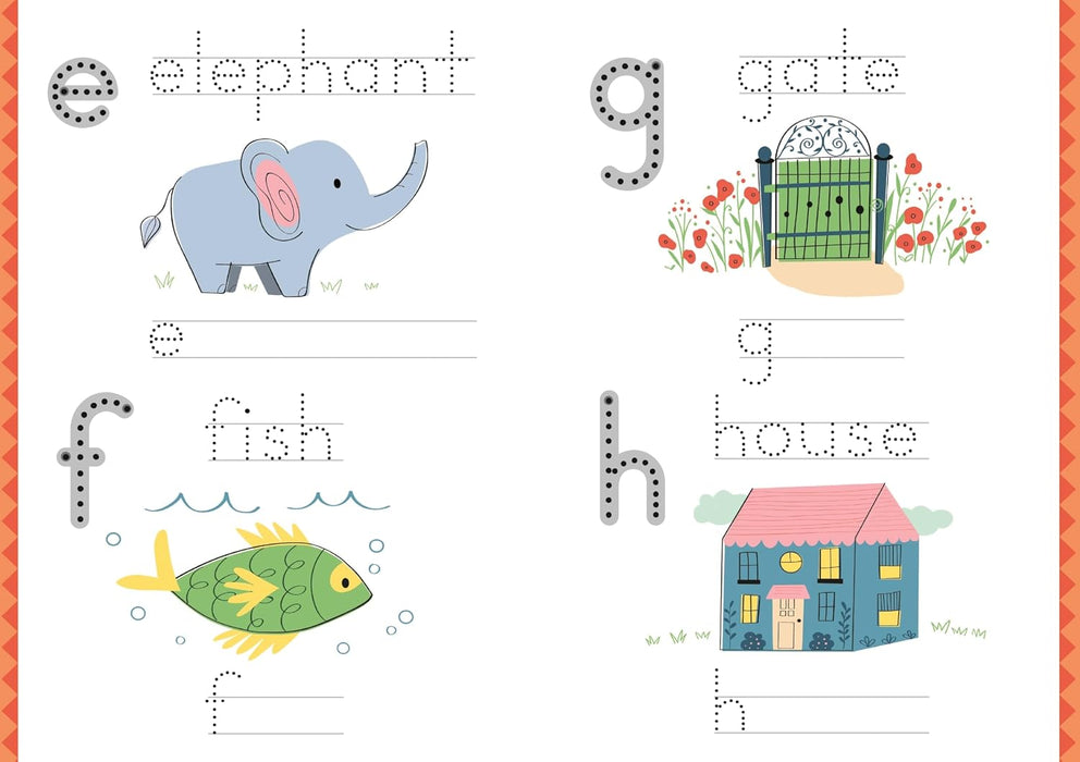 Usborne Little Wipe-Clean Alphabet Activity Book Paperback