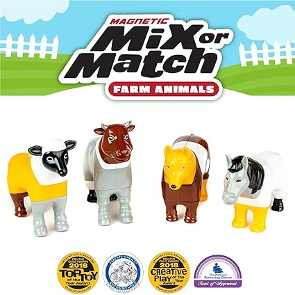 Magnetic Mix or Match Farm Animals