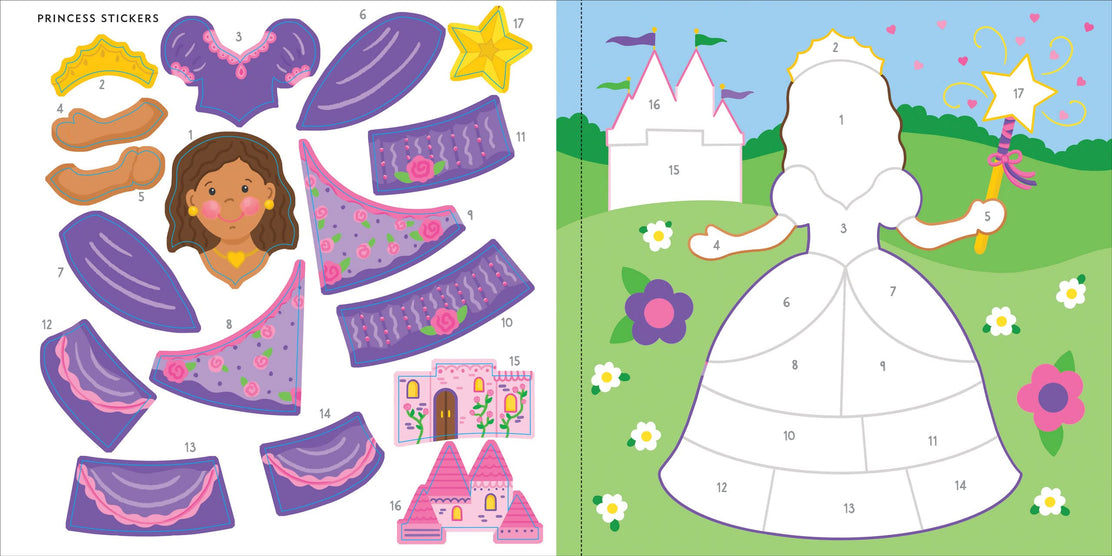 My First Color By Sticker Book Unicorns and More