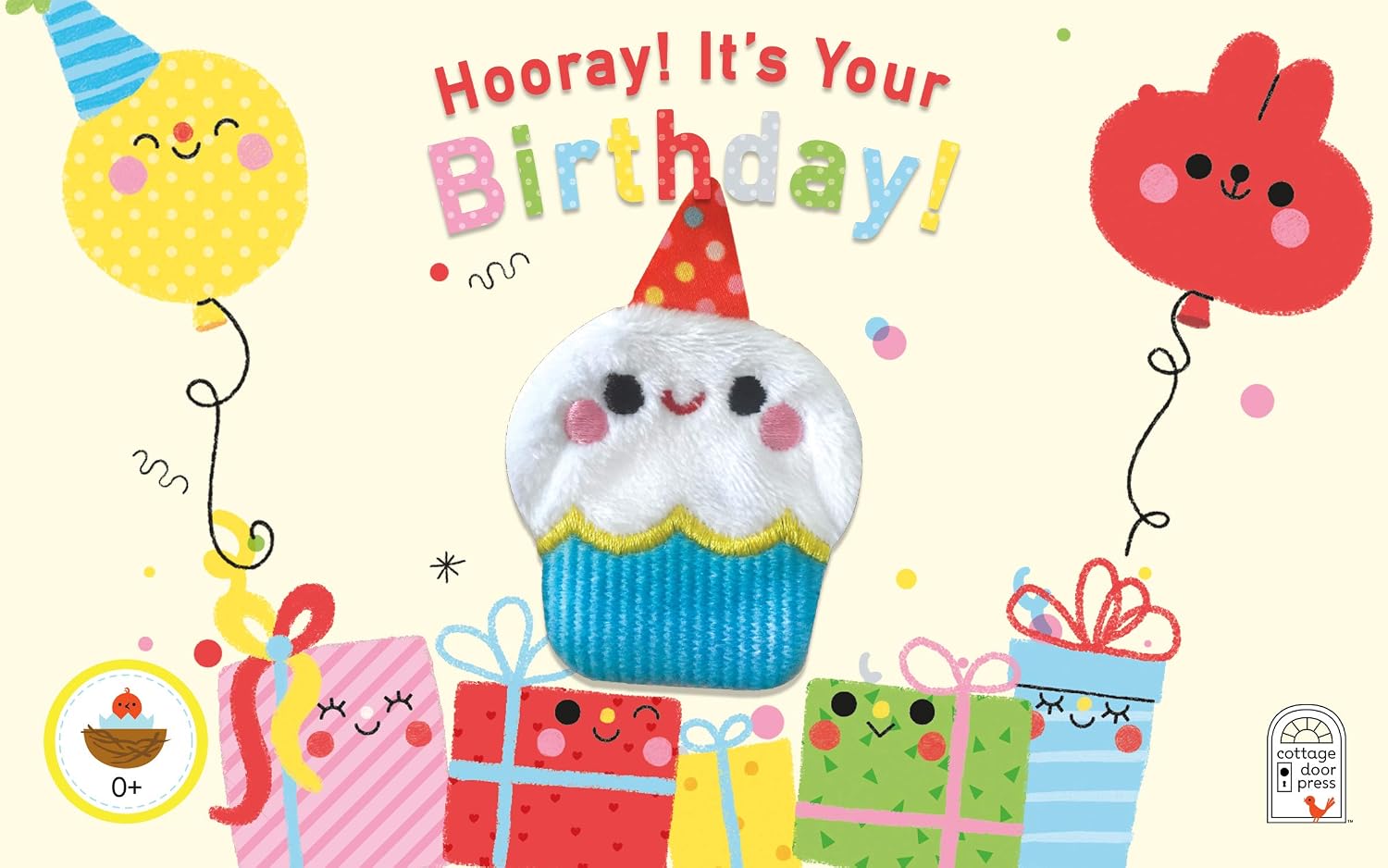 Cottage Door Press Hooray It's Your Birthday! Finger Puppet Board Book