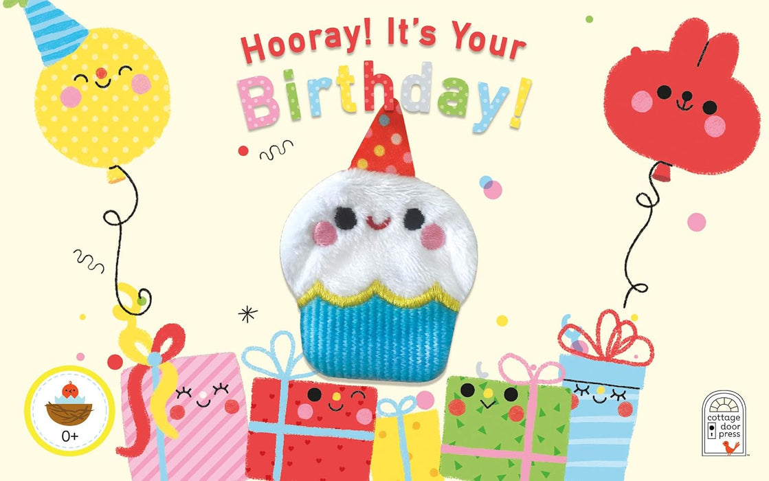 Cottage Door Press Hooray It's Your Birthday! Finger Puppet Board Book
