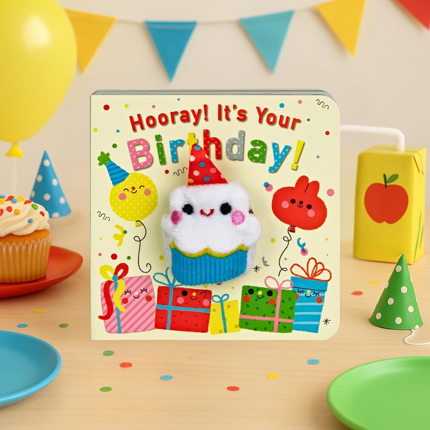 Cottage Door Press Hooray It's Your Birthday! Finger Puppet Board Book