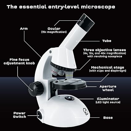 Microscope with Smartphone Adapter