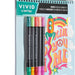 Brea Reese Vivid Marker Color-By-Number Kit Good Vibes