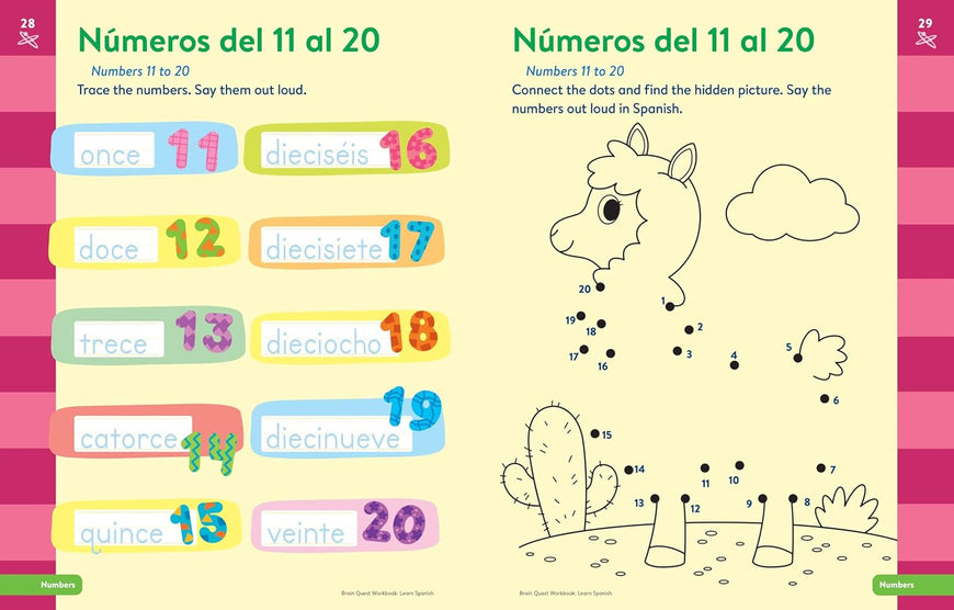 Brain Quest Workbook: Learn Spanish
