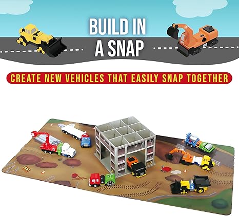 Micro Mix or Match Construction Vehicles