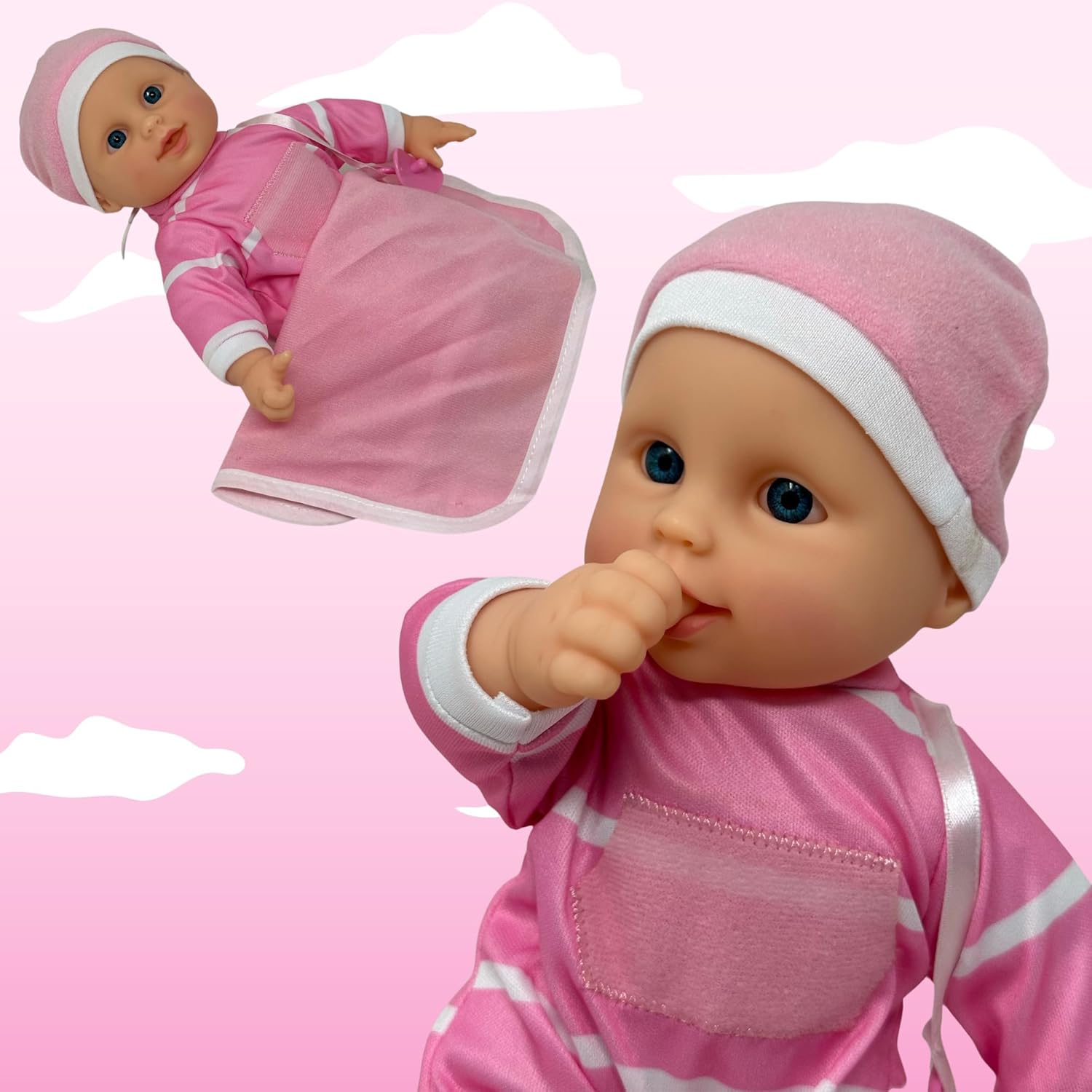 The New York Doll Collection 11 inch Soft Body Baby Doll in Gift Box