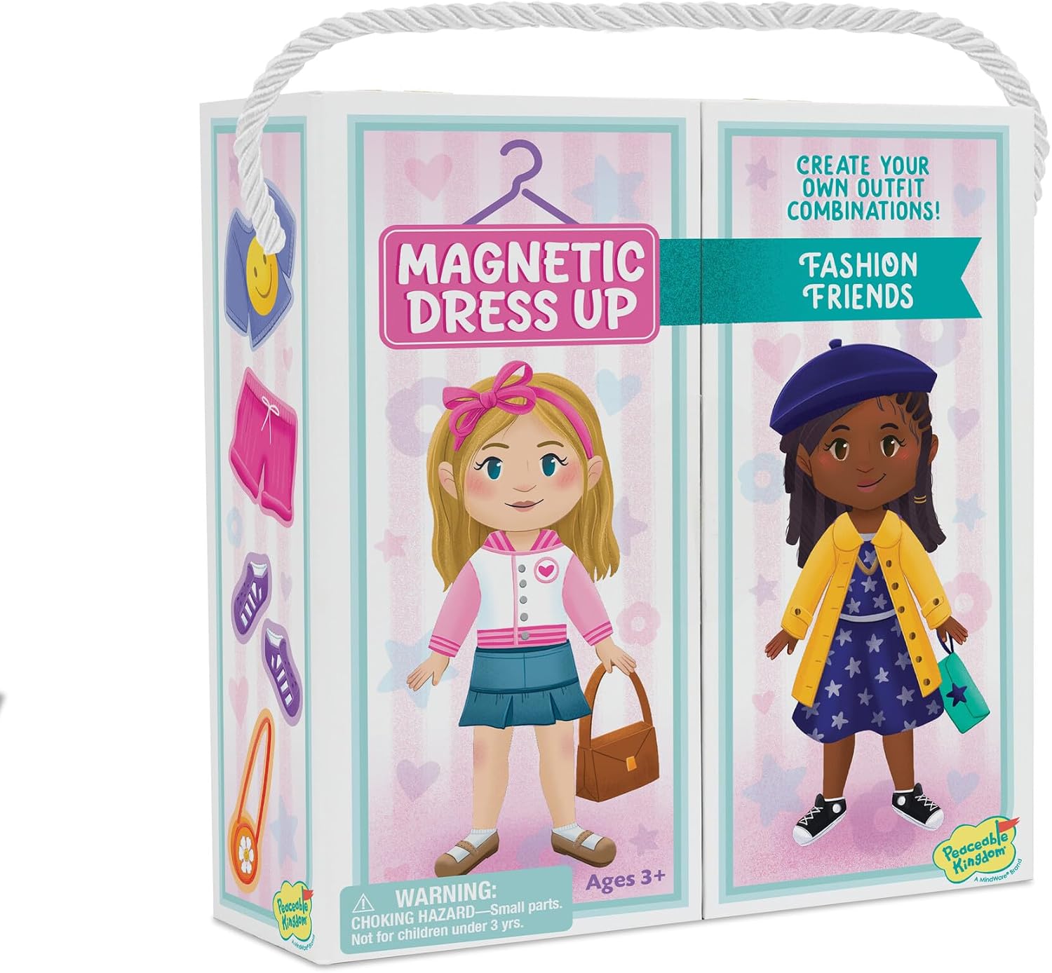Peaceable Kingdom Fashion Friends Magnetic Dress Up Playset 50+ Pieces