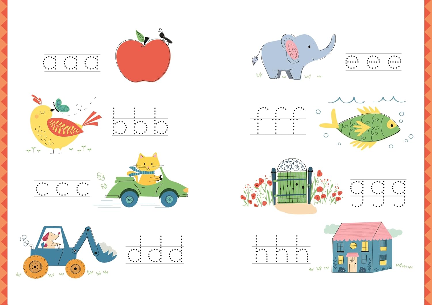 Usborne Little Wipe-Clean Alphabet Activity Book Paperback