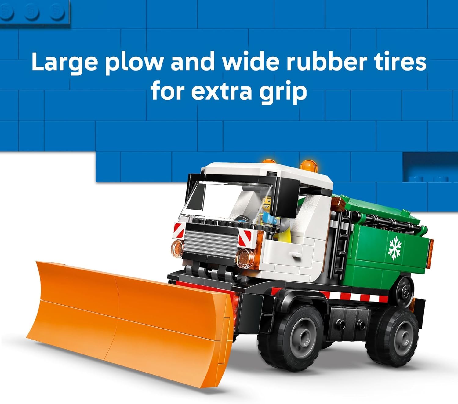 LEGO City Snowplow Truck Building Toy for Kids